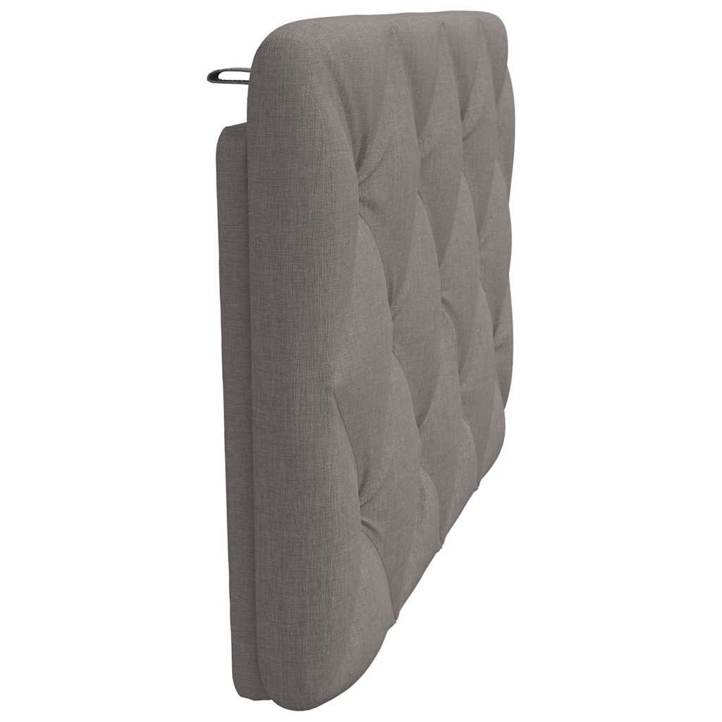gavlpude 90 cm stof gråbrun