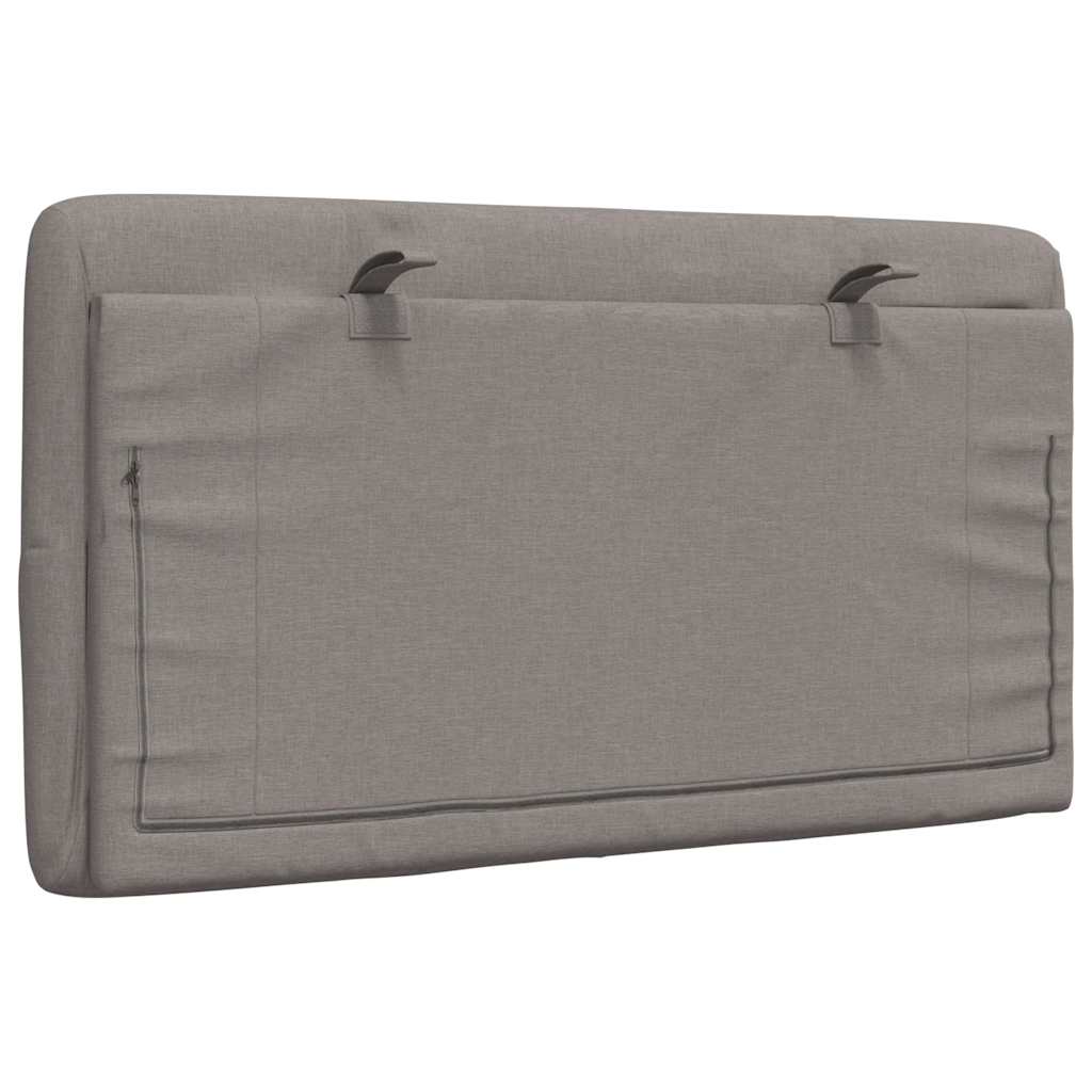 gavlpude 90 cm stof gråbrun