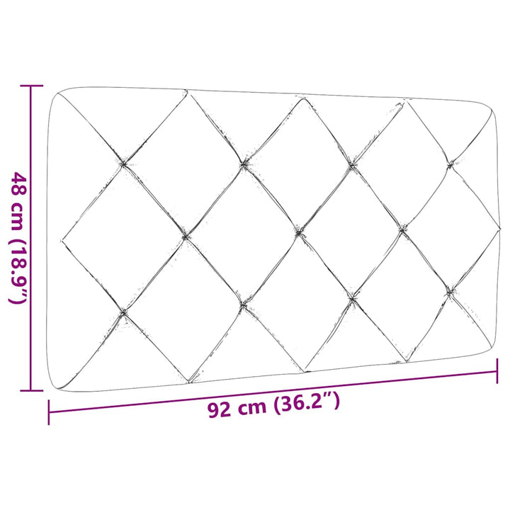 gavlpude 90 cm stof blå