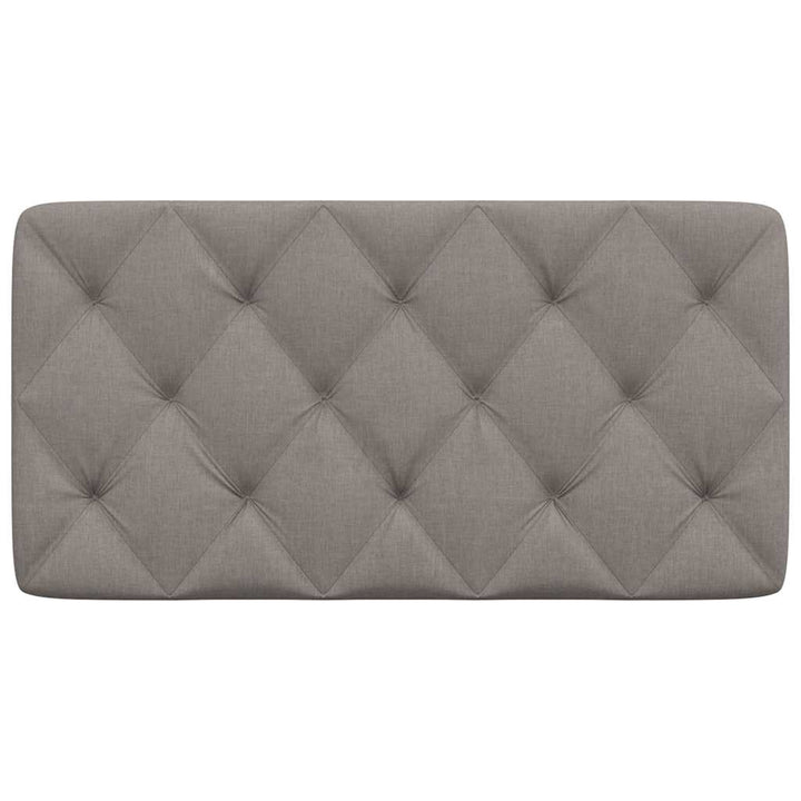 gavlpude 100 cm stof gråbrun