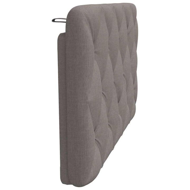 gavlpude 100 cm stof gråbrun