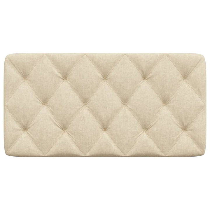 gavlpude 100 cm stof cremefarvet