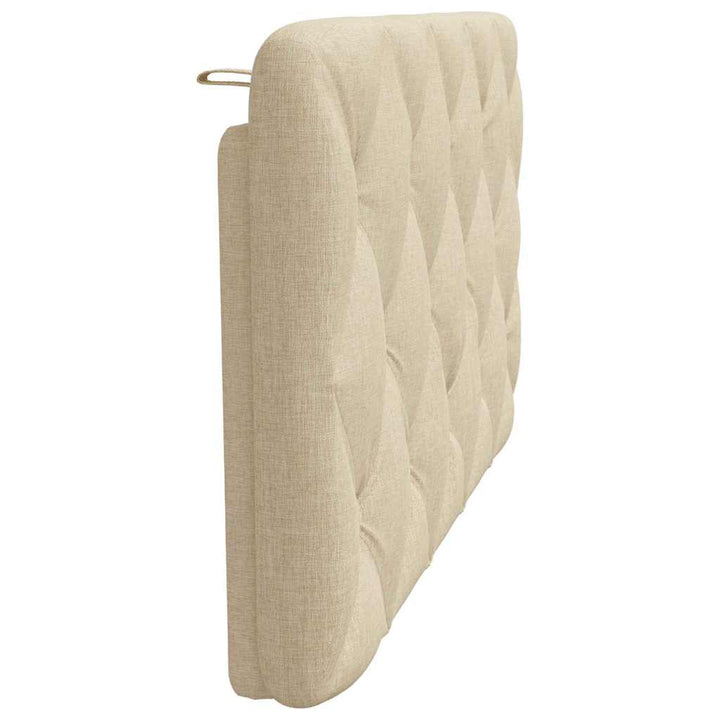 gavlpude 100 cm stof cremefarvet