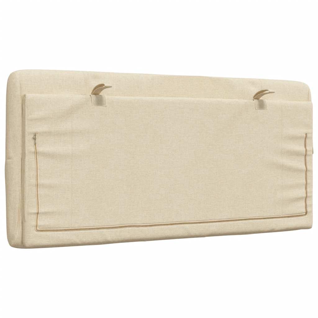 gavlpude 100 cm stof cremefarvet