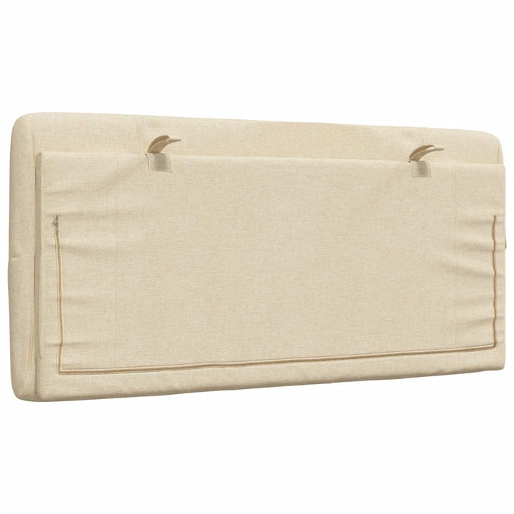 gavlpude 100 cm stof cremefarvet