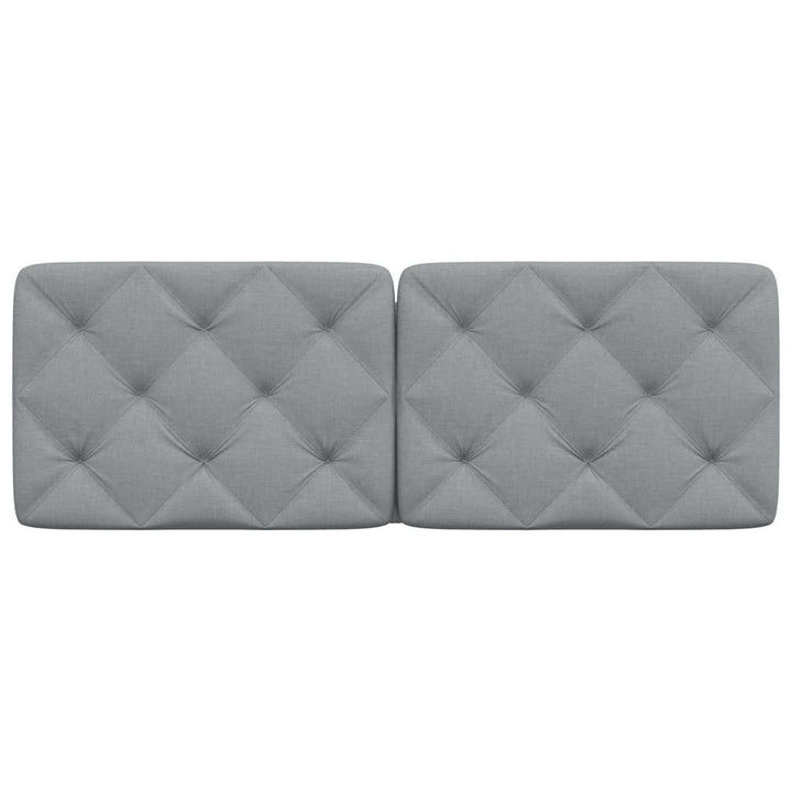 gavlpude 120 cm stof lysegrå