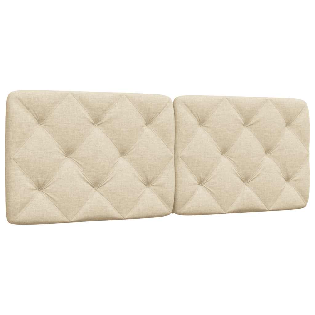 gavlpude 120 cm stof cremefarvet