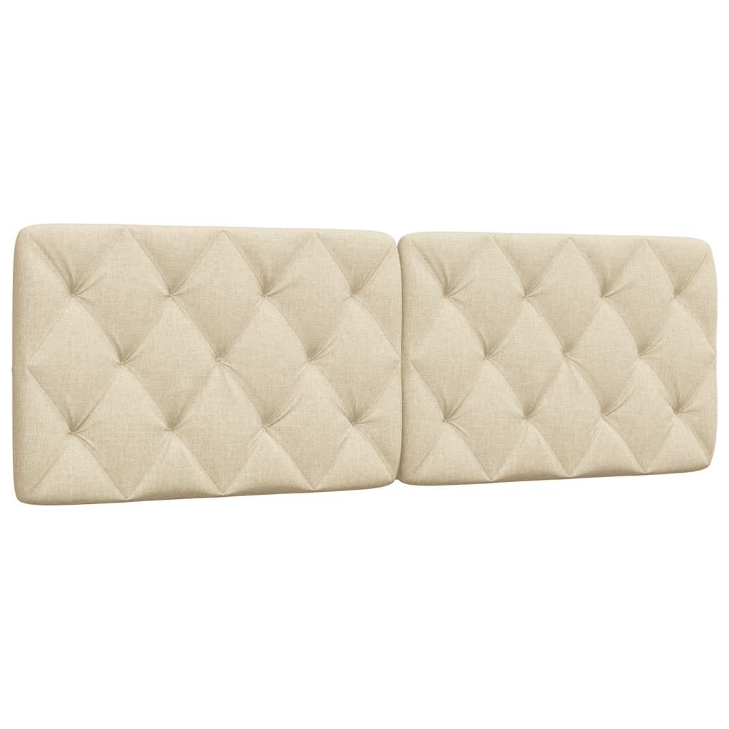 gavlpude 160 cm stof cremefarvet