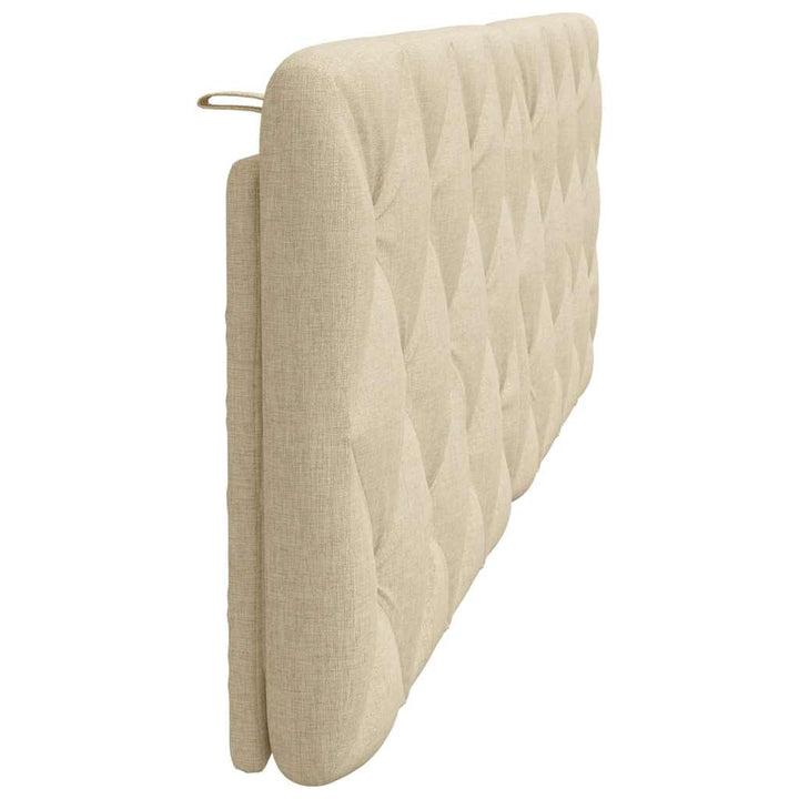 gavlpude 160 cm stof cremefarvet