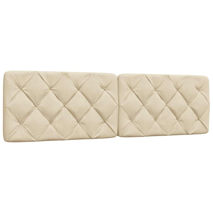 gavlpude 180 cm stof cremefarvet