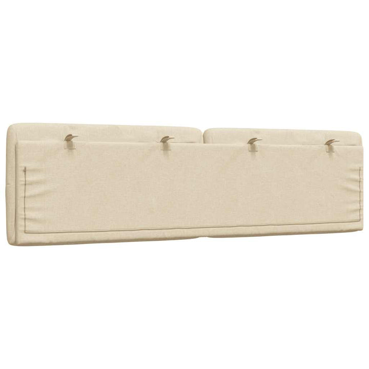 gavlpude 180 cm stof cremefarvet