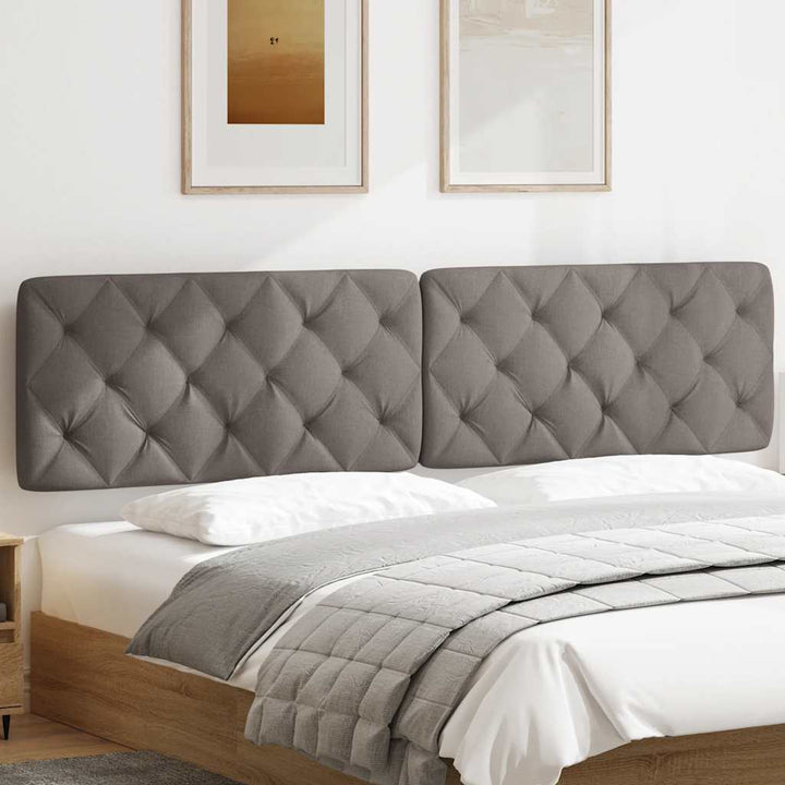 gavlpude 200 cm stof gråbrun