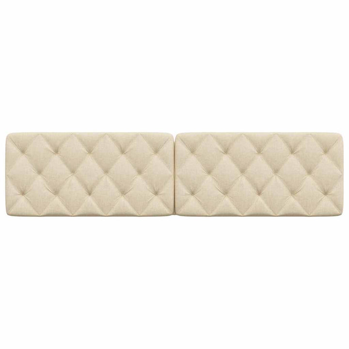 gavlpude 200 cm stof cremefarvet