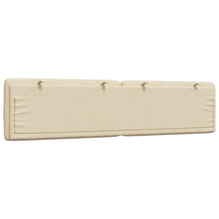 gavlpude 200 cm stof cremefarvet