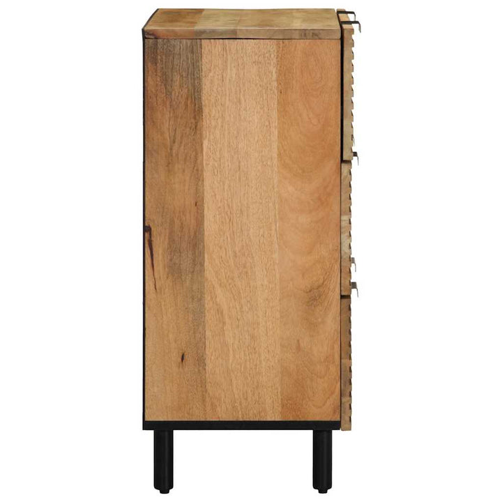 skænke 2 stk. 60x33x75 cm massivt mangotræ brun