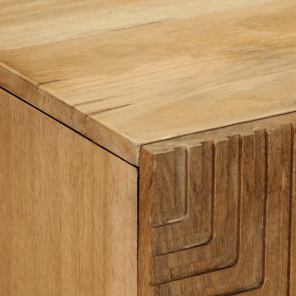 skænke 3 stk. 60x33x75 cm massivt mangotræ brun