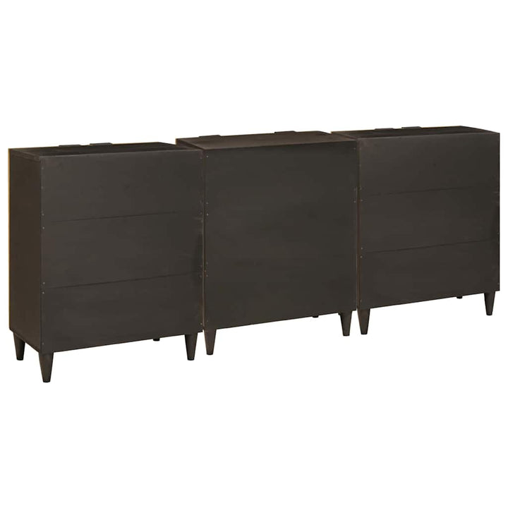 Sidetabel Sæt 3 stk. 180 x 33 x 75 cm Massivt mangotræ