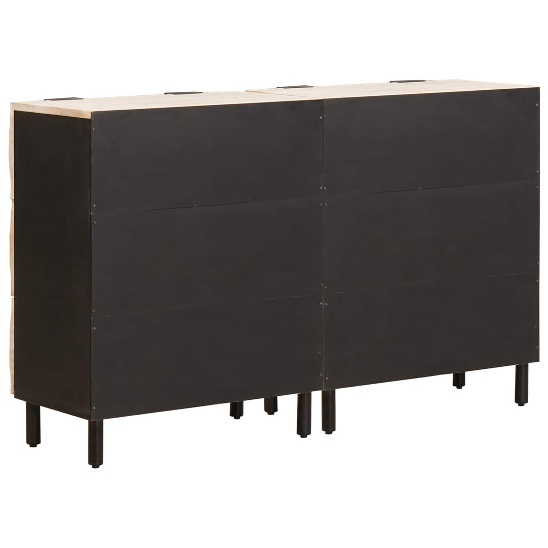 Sideboard 2 pcs Hvid Vask Finish 60 x 33 x 75 cm