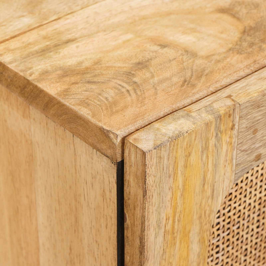 Sideboard 2 pcs Brun 60 x 33 x 75 cm Massivt mangotræ