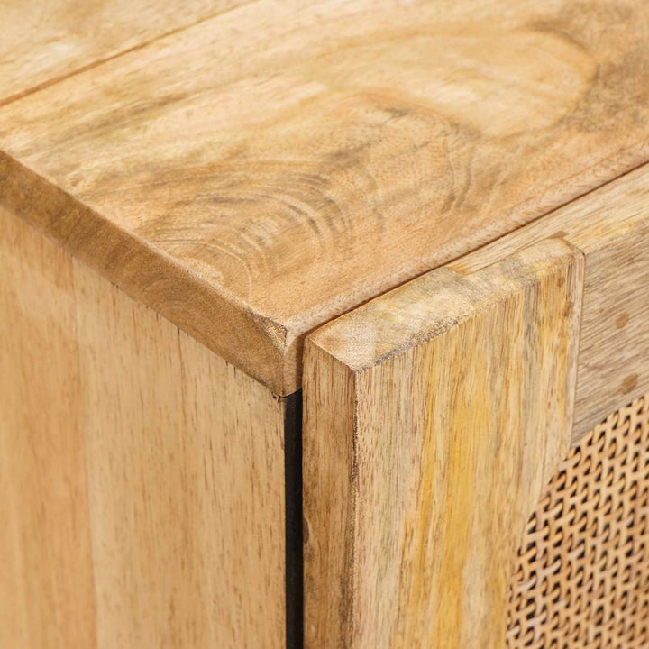 Sideboard 2 pcs Brun 60 x 33 x 75 cm Massivt mangotræ