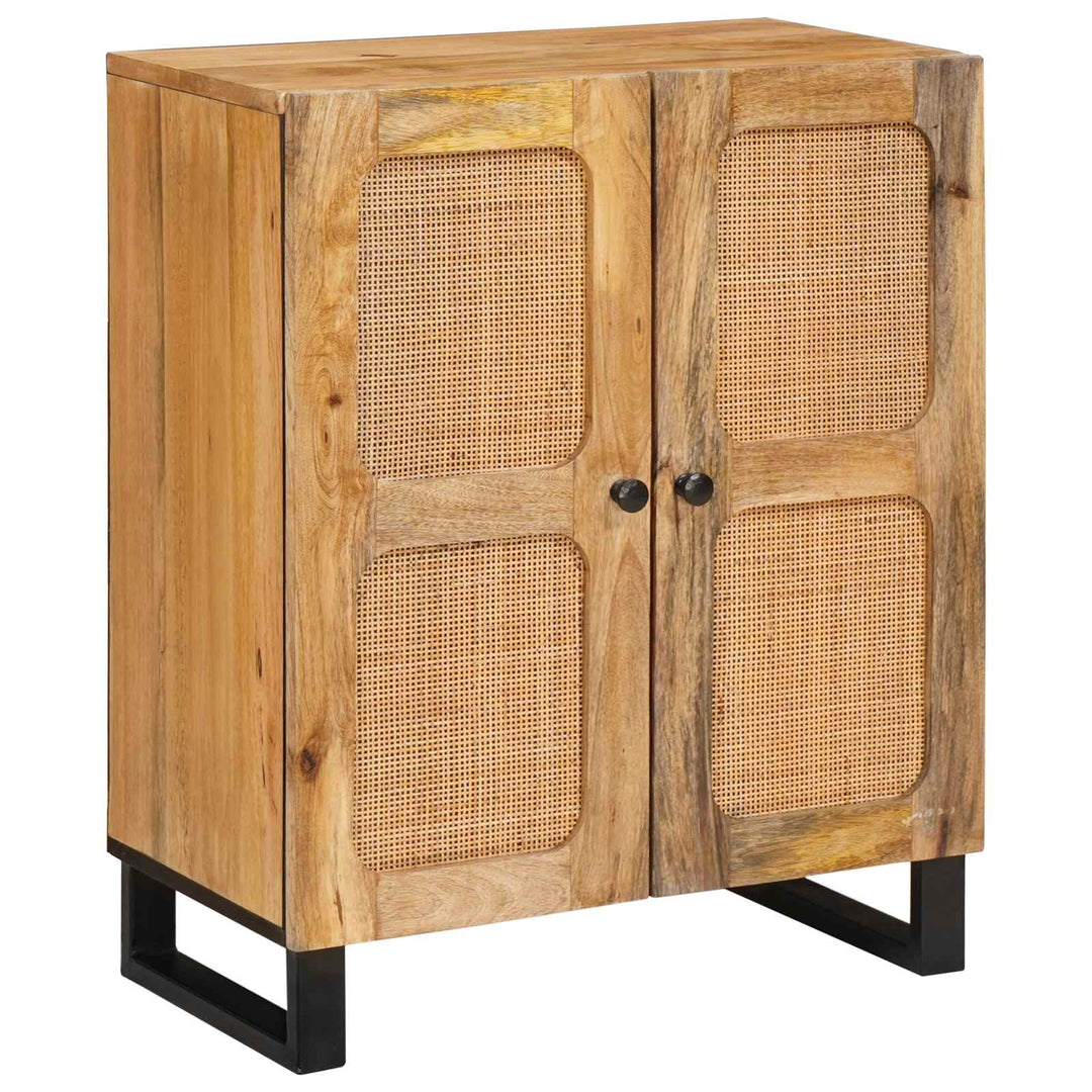 Sideboard 3 pcs Brun 180 x 33 x 75 cm Massivt mangotræ