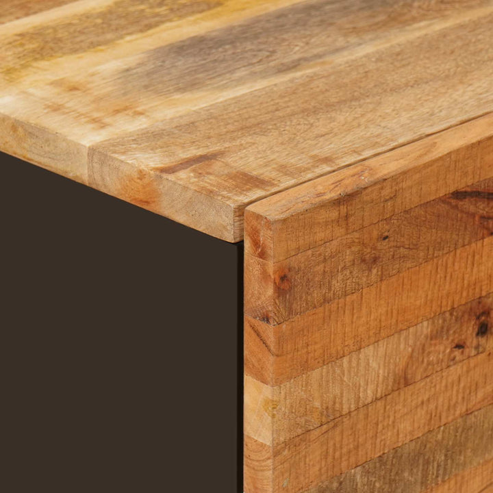 Sideboard 2 pcs Brun 60 x 33 x 75 cm Massivt mangotræ