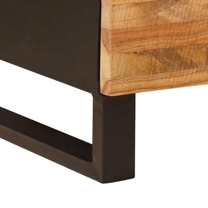 Sideboard 2 pcs Brun 60 x 33 x 75 cm Massivt mangotræ
