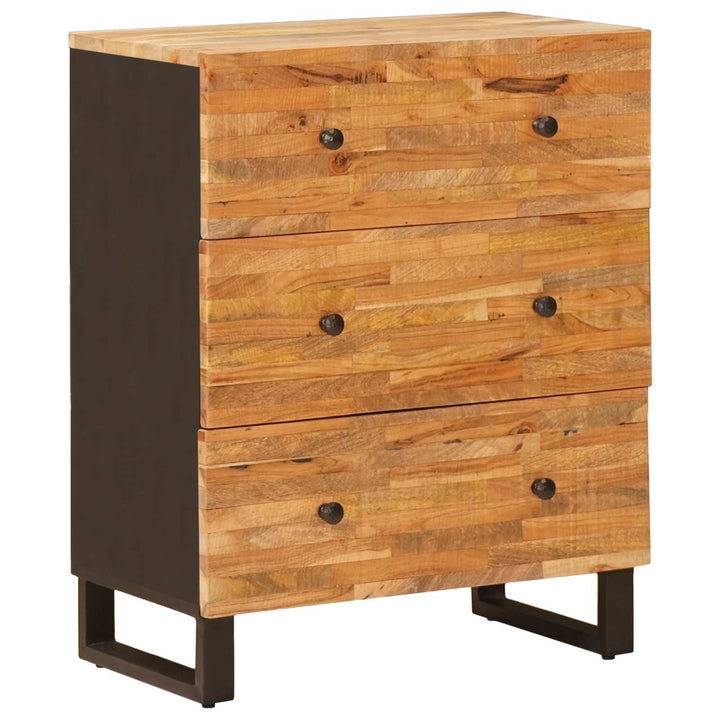 Sideboard 2 pcs Brun 60 x 33 x 75 cm Massivt mangotræ