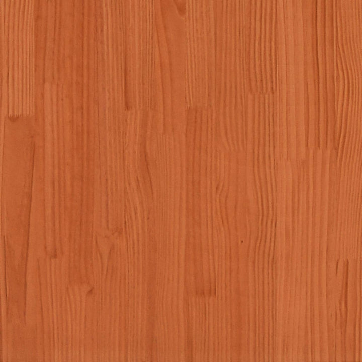 sengeramme uden madras 140x190 cm massivt fyrretræ gyldenbrun