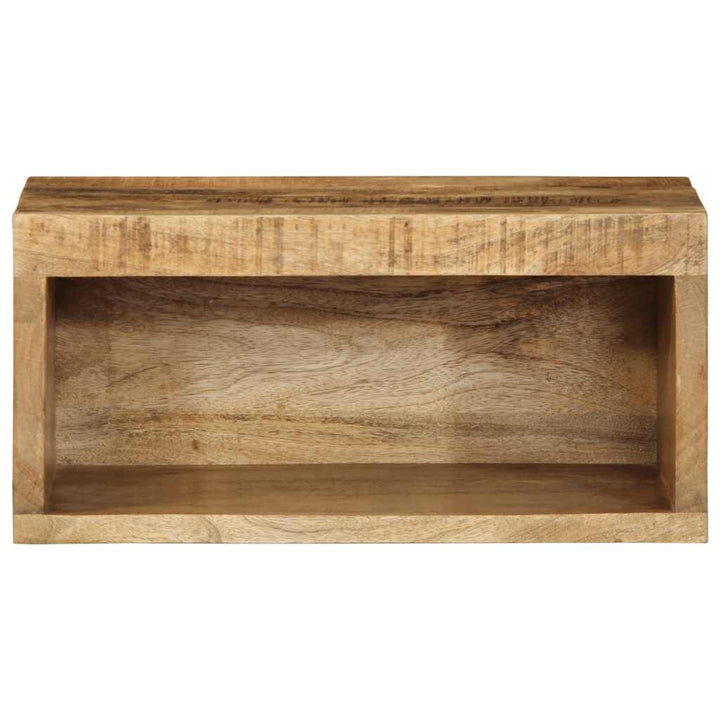 væghængt tv-skab 40x30x19 cm massivt ru mangotræ