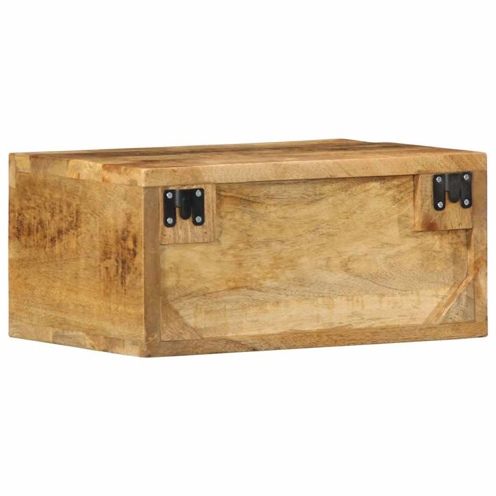 væghængt tv-skab 40x30x19 cm massivt ru mangotræ