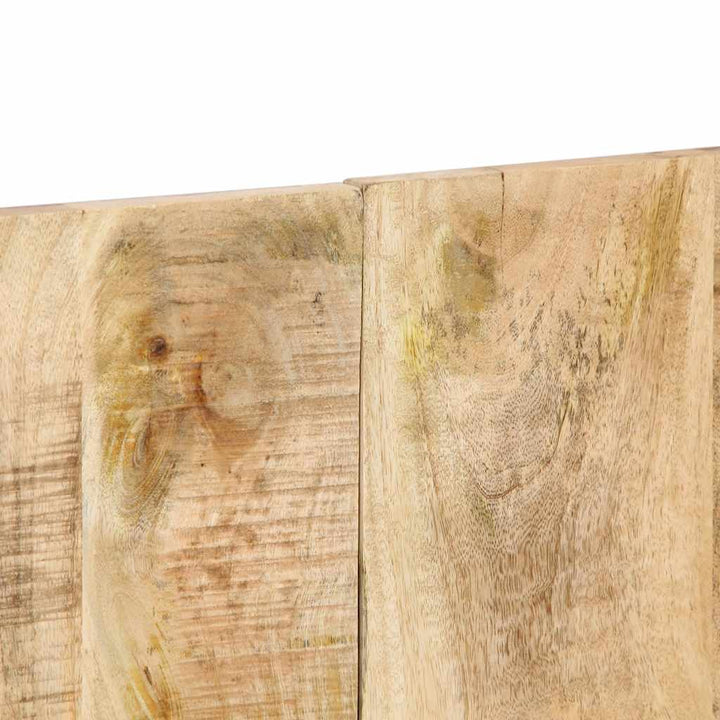 hovedgærde 140 cm massivt ru mangotræ