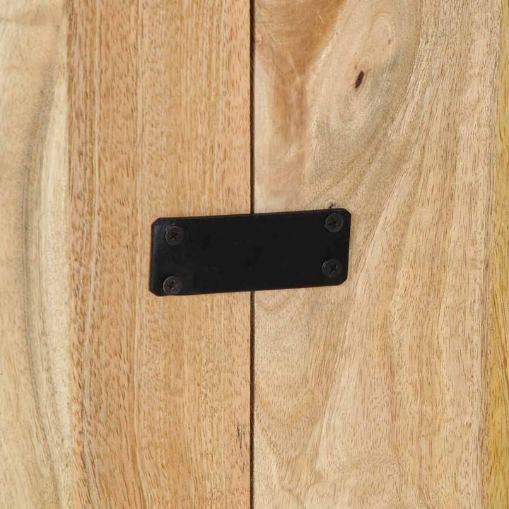 hovedgærde 160 cm massivt ru mangotræ
