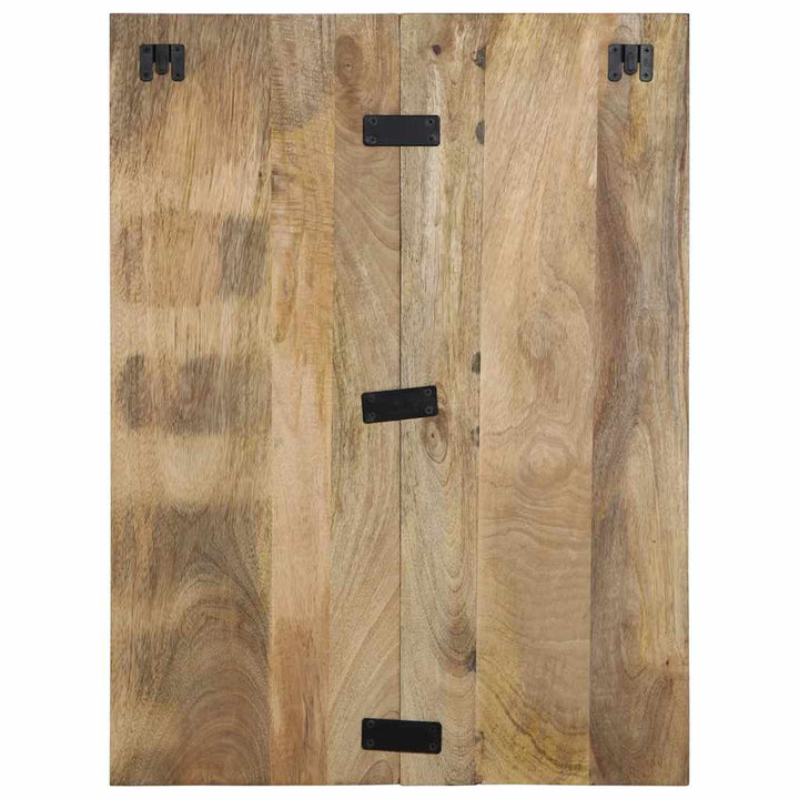 sengeskab 60x32x80 cm massivt ru mangotræ