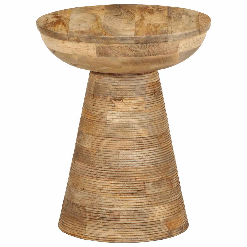 sidebord Ø37x45 cm massivt mangotræ