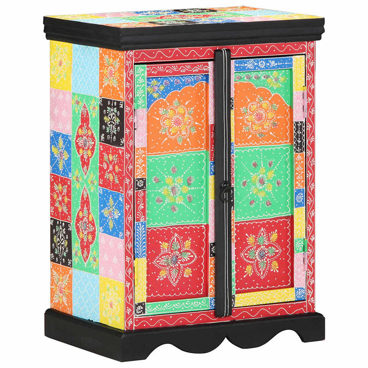 Konsolbord med hylde med opbevaring Flerfarvet 50 x 30 x 70 cm