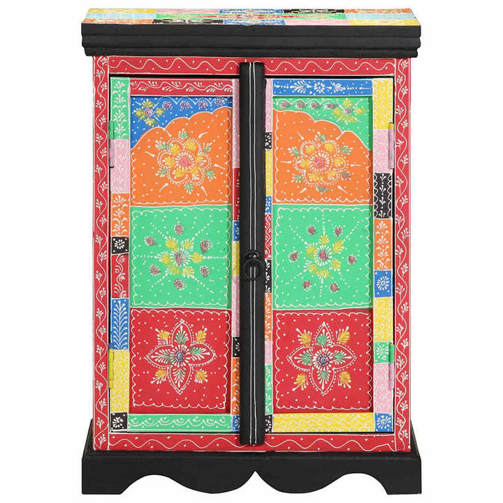 Konsolbord med hylde med opbevaring Flerfarvet 50 x 30 x 70 cm