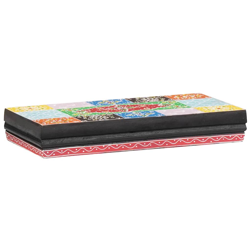 Væghylder 3 pcs Flerfarvet 100 x 20 x 6 cm Massivt mangotræ
