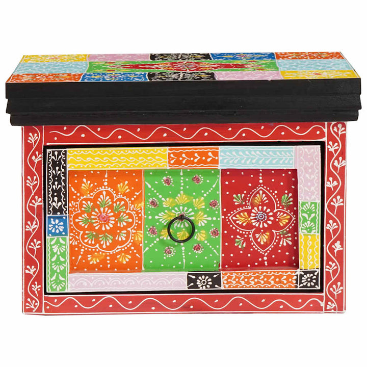 Natskab med skuffe 2 pcs Flerfarvet 40 x 30 x 28 cm