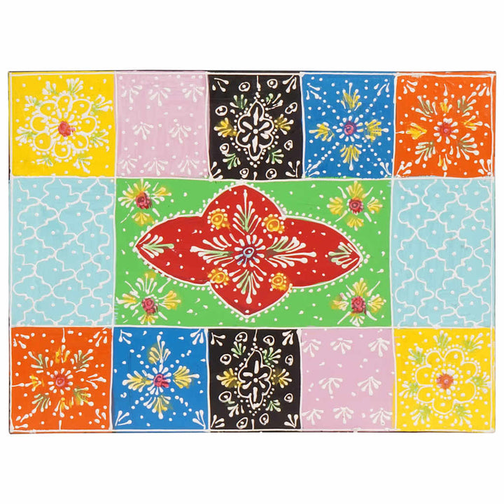 Natskab med skuffe 2 pcs Flerfarvet 40 x 30 x 28 cm