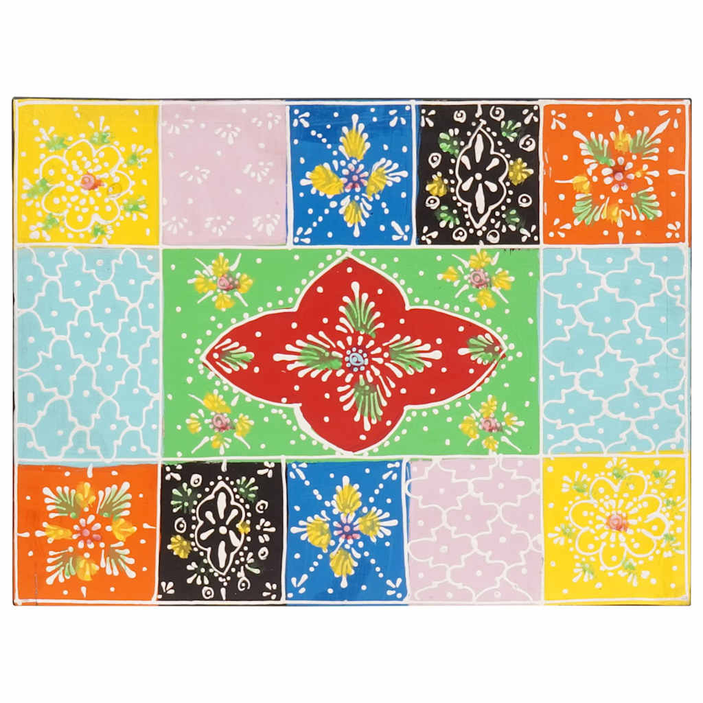 Natskab med skuffe 2 pcs Flerfarvet 40 x 30 x 40 cm