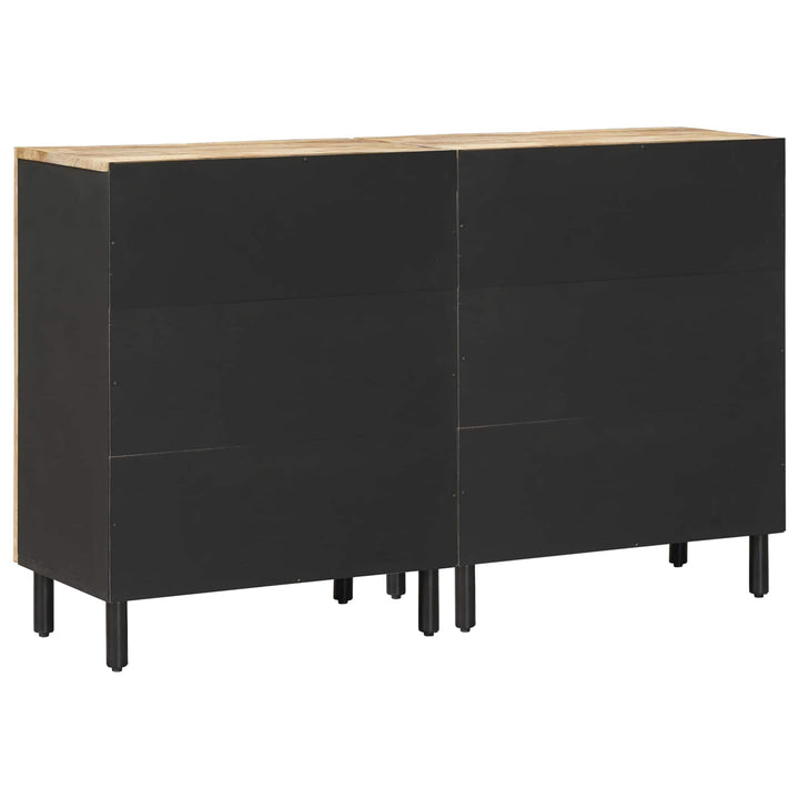 Opbevaringsskabe 2 stk. 120 x 33 x 75 cm Massivt mangotræ