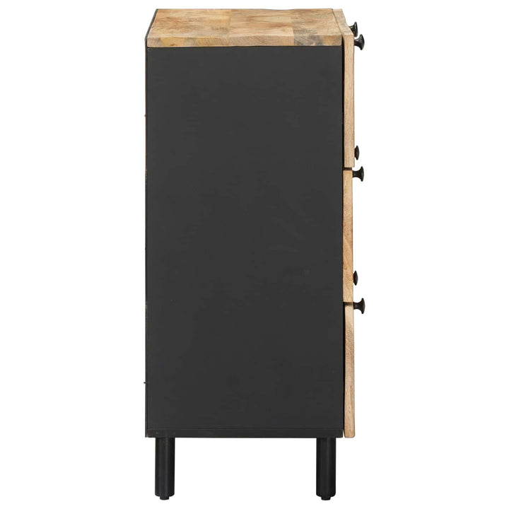 Opbevaringsskabe 2 stk. 120 x 33 x 75 cm Massivt mangotræ