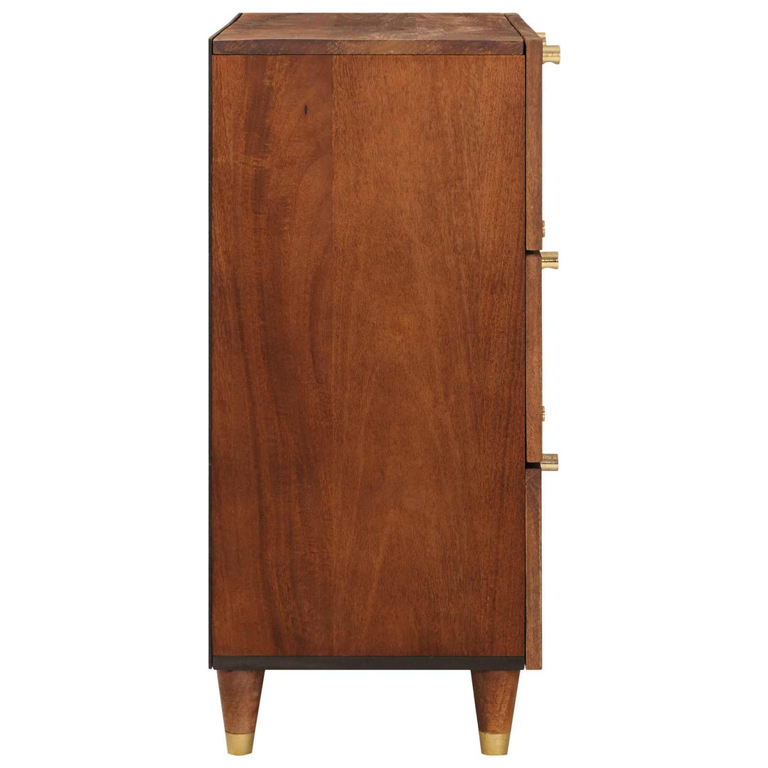 Sidetabel Sæt 2 pcs Brun 60 x 33,5 x 75 cm Massivt mangotræ