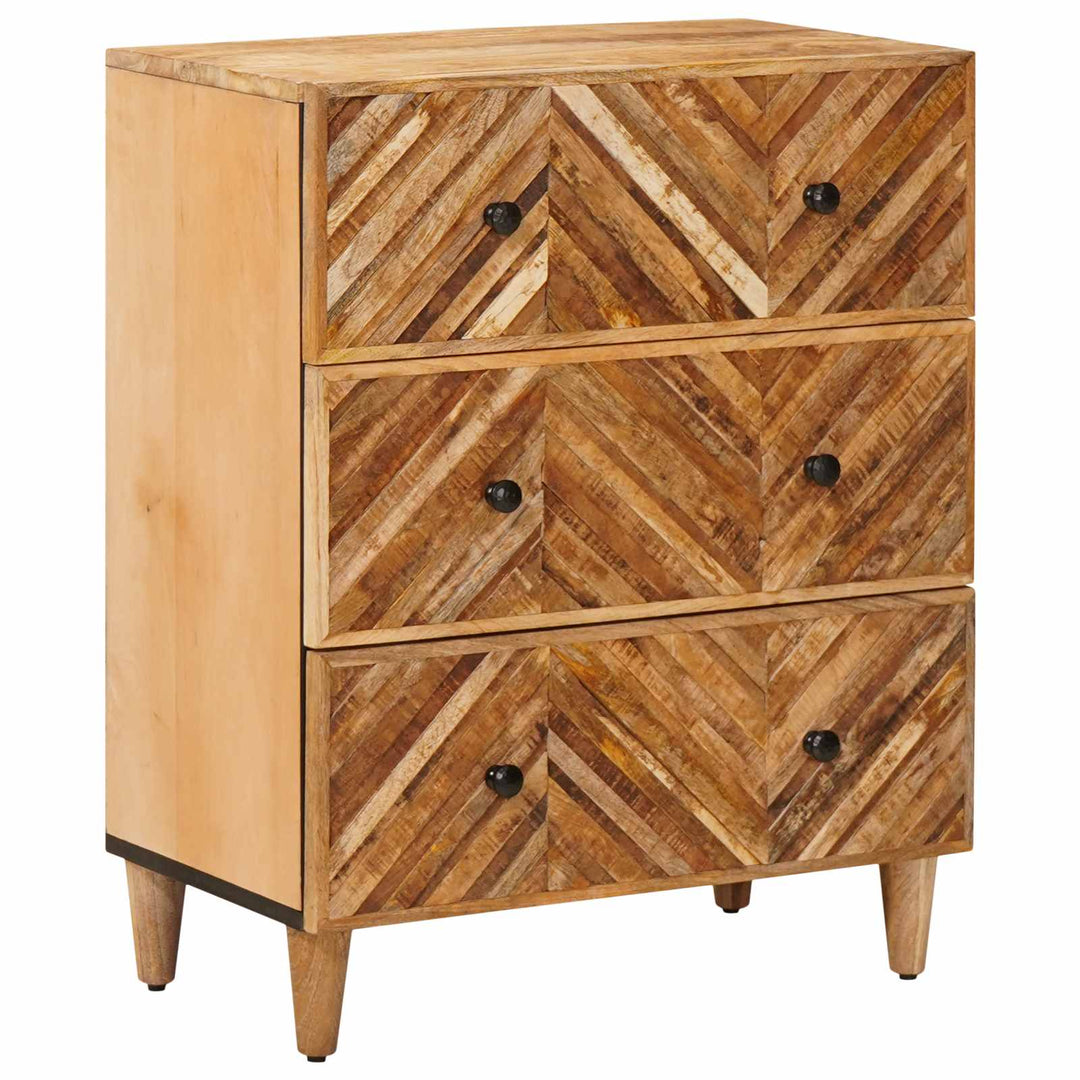 Opbevaringsskabe 2 pcs Brun 60 x 33,5 x 75 cm Massivt mangotræ