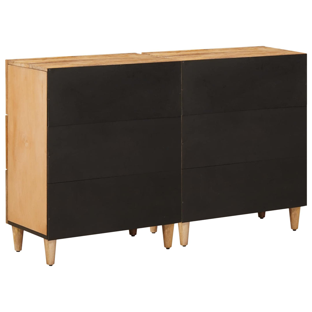 Opbevaringsskabe 2 pcs Brun 60 x 33,5 x 75 cm Massivt mangotræ
