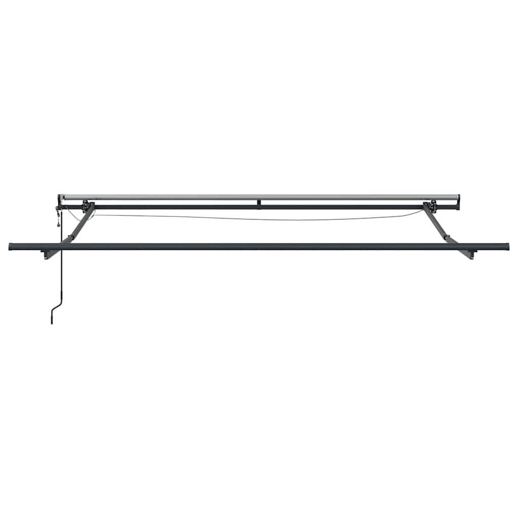 markise med LED-lys 300x250 cm automatisk betjening bordeaux
