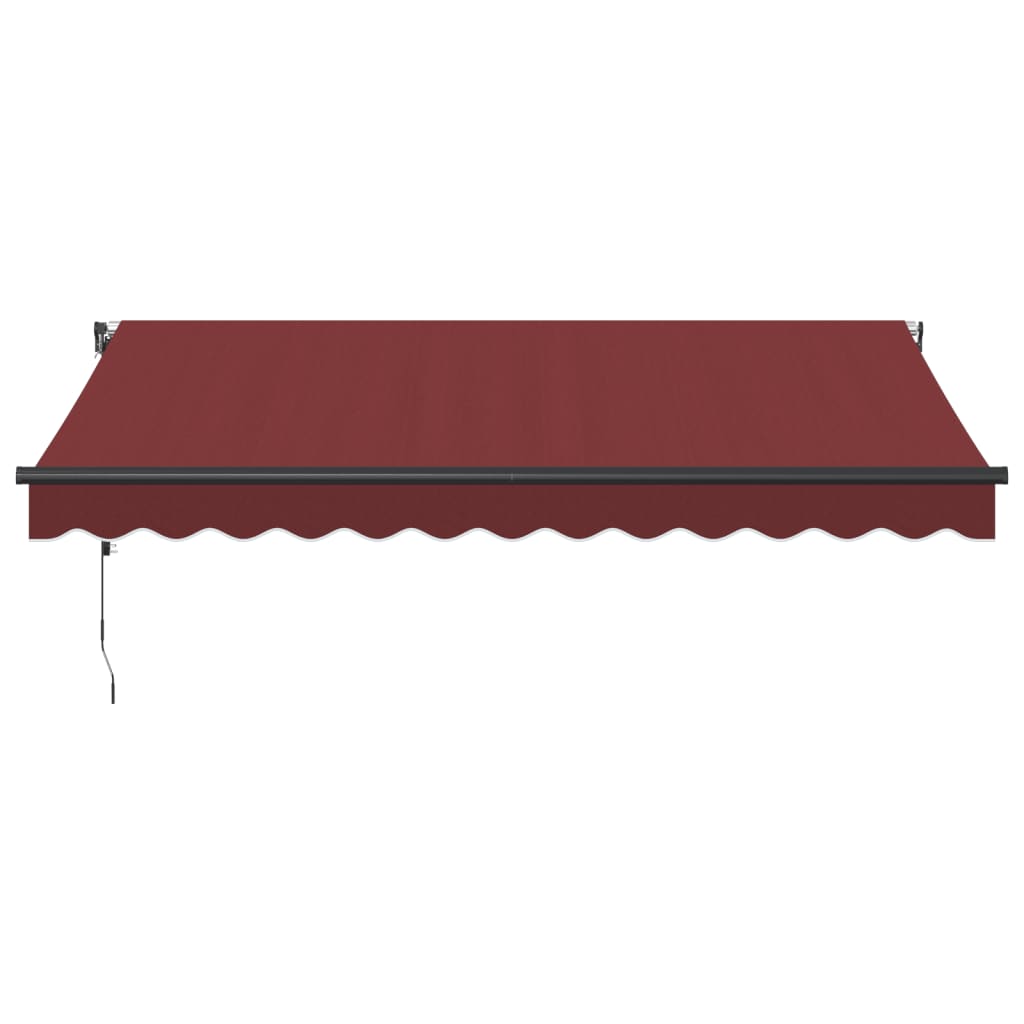 Udtrækkelig markise Bordeaux 350 x 250 cm Polyester