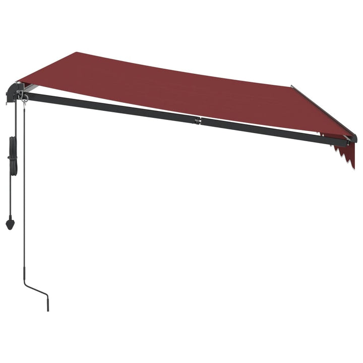 Udtrækkelig markise Bordeaux 350 x 250 cm Polyester