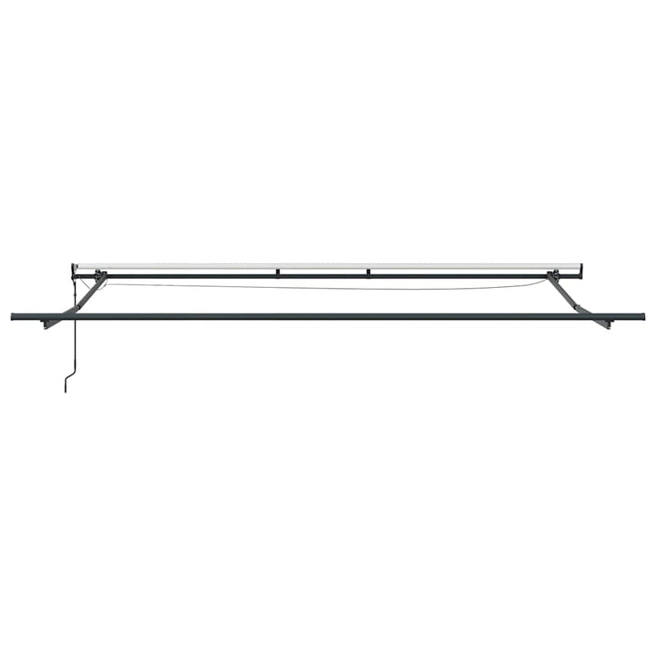 markise med LED-lys 400x300 cm automatisk betjening bordeaux